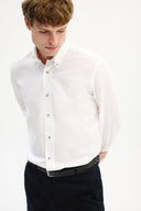 Adv Regular Fit Kırık Beyaz Gömlek