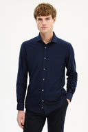 Adv Slim Fit Lacivert Gömlek