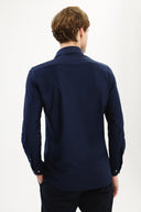 Adv Slim Fit Lacivert Gömlek