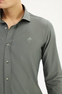 Adv Slim Fit Olıve Yeşili Gömlek