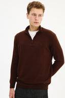 Adv Regular Fit Koyu Kahve Triko