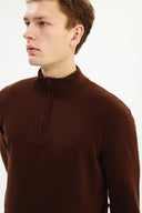 Adv Regular Fit Koyu Kahve Triko