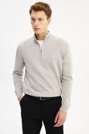 Adv Regular Fit Gri Melanj Triko