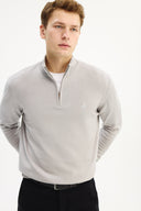 Adv Regular Fit Gri Melanj Triko