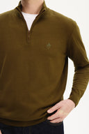 Adv Regular Fit Olıve Yeşili Triko