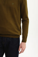 Adv Regular Fit Olıve Yeşili Triko