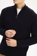 Adv Regular Fit Lacivert Triko