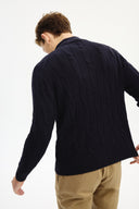 Adv Regular Fit Lacivert Triko