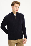 Adv Regular Fit Lacivert Triko