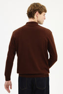 Adv Regular Fit Koyu Kahve Triko