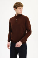 Adv Regular Fit Koyu Kahve Triko