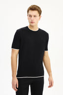 Adv Slim Fit Siyah Triko