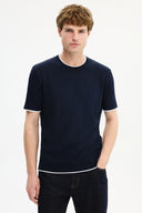 Adv Slim Fit Lacivert Triko