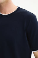 Adv Slim Fit Lacivert Triko