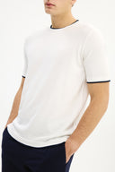 Adv Slim Fit Kırık Beyaz Triko