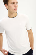 Adv Slim Fit Kırık Beyaz Triko