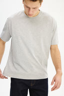 Adv Regular Fit Gri Melanj T-shırt