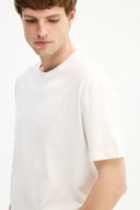 Adv Regular Fit Kırık Beyaz T-shırt