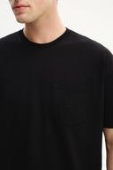 Adv Oversize Siyah T-shırt