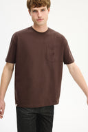 Adv Oversize Koyu Kahve T-shırt