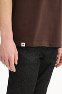 Adv Oversize Koyu Kahve T-shırt