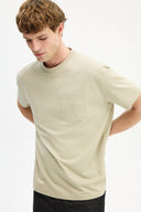 Adv Oversize Koyu Bej T-shırt