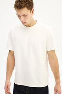 Adv Oversize Kırık Beyaz T-shırt