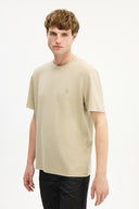 Adv Oversize Koyu Bej T-shırt