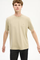 Adv Oversize Koyu Bej T-shırt
