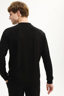 Adv Relaxed Fit Siyah Eşofman Üst