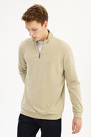 Adv Regular Fit Koyu Bej Eşofman Üst