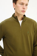 Adv Regular Fit Olıve Yeşili Eşofman Üst