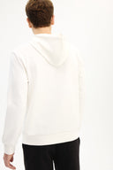 Adv Oversize Kırık Beyaz Eşofman Üst