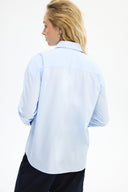 Adv Relaxed Fit Mavi Kadın Gömlek