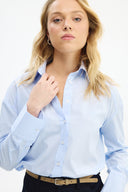 Adv Relaxed Fit Mavi Kadın Gömlek