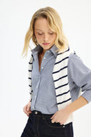 Adv Regular Fit Lacivert Kadın Gömlek