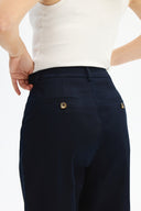 Adv Havuç Lacivert Kadın Pantolon