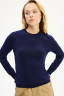 Adv Slim Fit Lacivert Kadın Triko