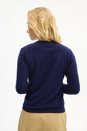 Adv Slim Fit Lacivert Kadın Triko