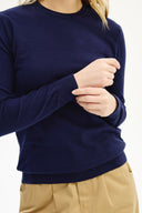 Adv Slim Fit Lacivert Kadın Triko