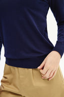 Adv Slim Fit Lacivert Kadın Triko