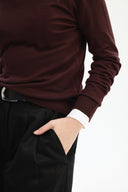 Adv Slim Fit Koyu Kahve Kadın Triko