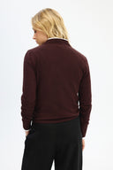 Adv Slim Fit Koyu Kahve Kadın Triko