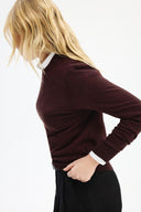 Adv Slim Fit Koyu Kahve Kadın Triko