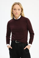 Adv Slim Fit Koyu Kahve Kadın Triko