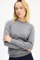 Adv Slim Fit Gri Kadın Triko