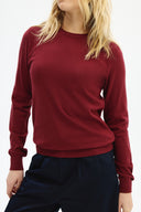 Adv Slim Fit Bordo Kadın Triko