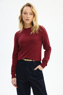 Adv Slim Fit Bordo Kadın Triko