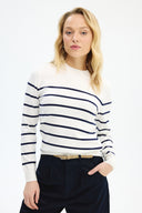 Adv Slim Fit Beyaz Kadın Triko