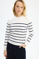 Adv Slim Fit Beyaz Kadın Triko